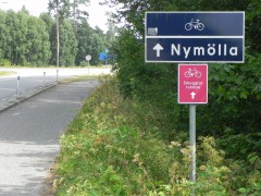 suède, vélo, cyclo, camping, voies cyclables